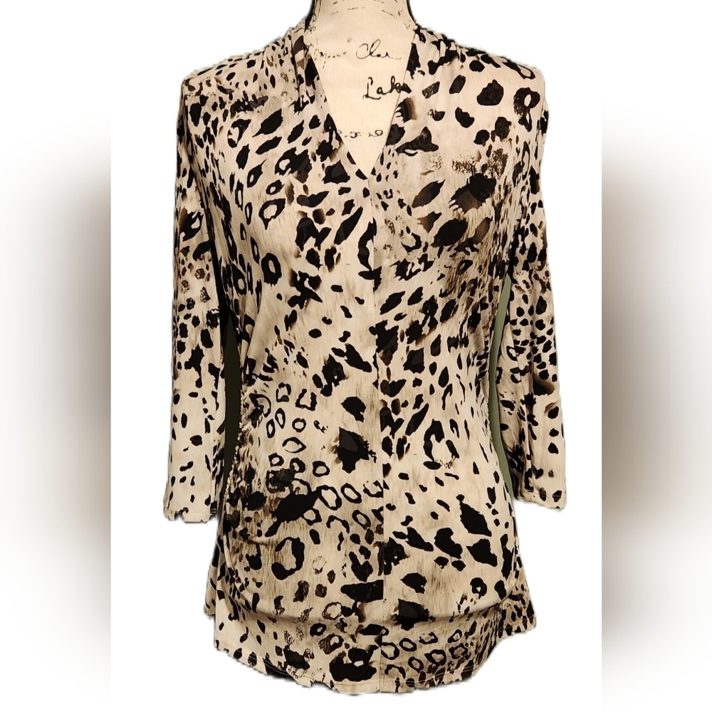 Vince Camuto Leopard Blouse